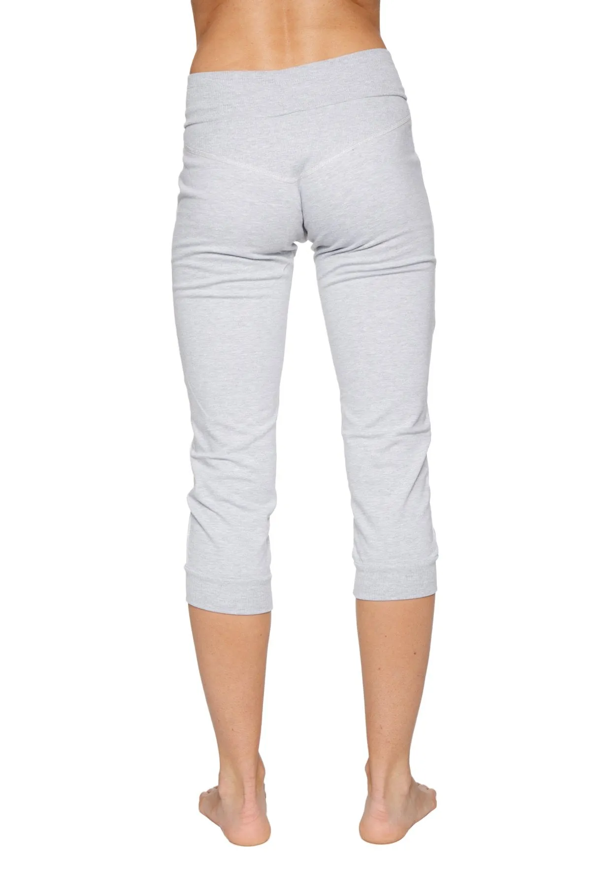 Women's Cuffed Jogger Yoga Pant (Heather GREY)