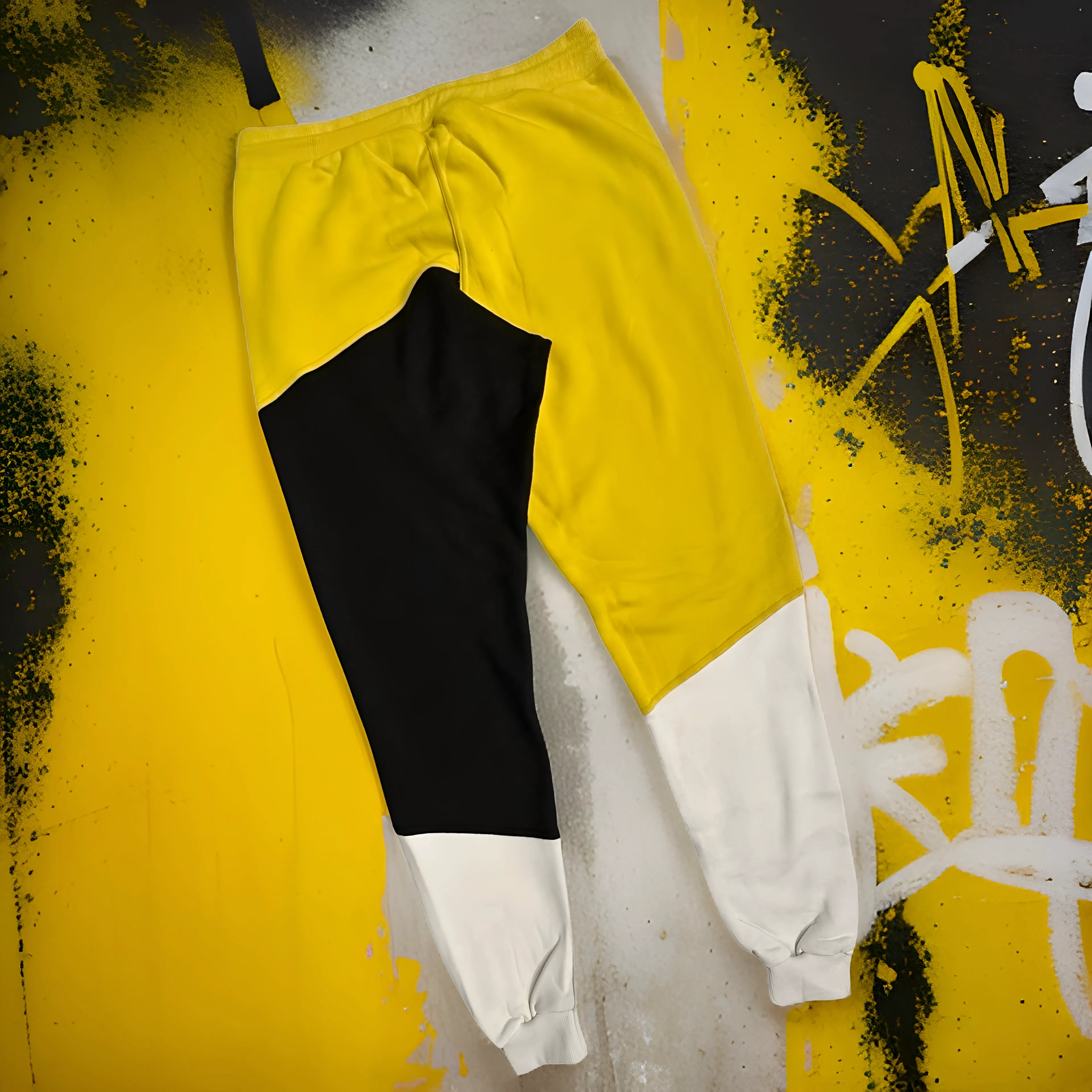 *WU-WINNIPEG* (3 TONE) JOGGER SWEATPANTS (EMBROIDERED LOGO)