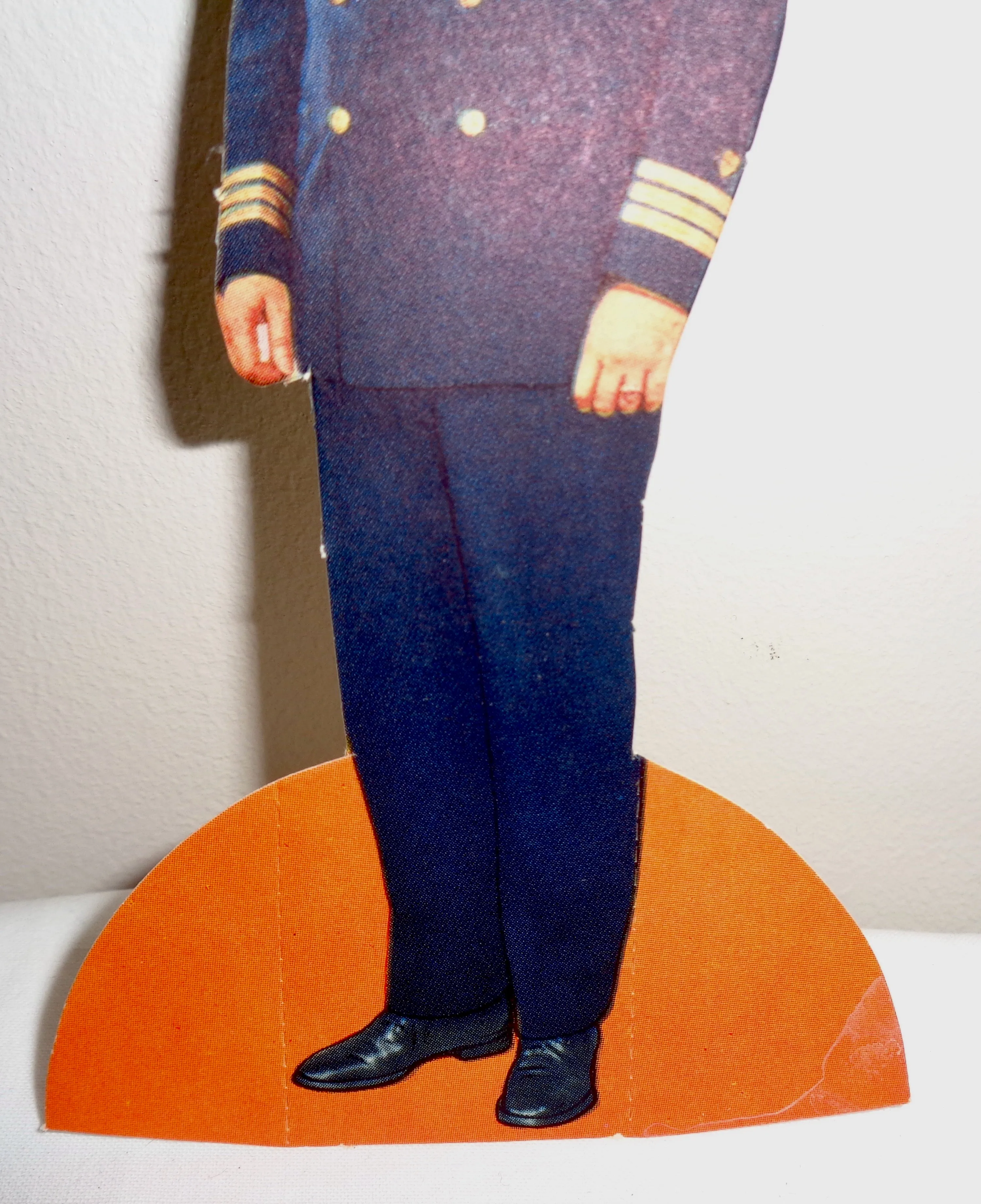 WW2 Bendix Aviation Company USA Commander Coast Guard Paper Figure/Doll