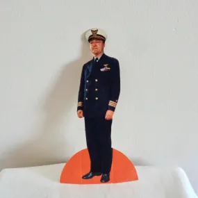 WW2 Bendix Aviation Company USA Commander Coast Guard Paper Figure/Doll